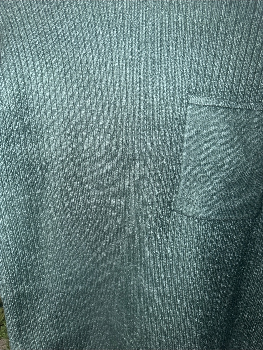 Zenana Outfitters Teal Ribbed Mock-Neck Mini Dress - Picture 2 of 2